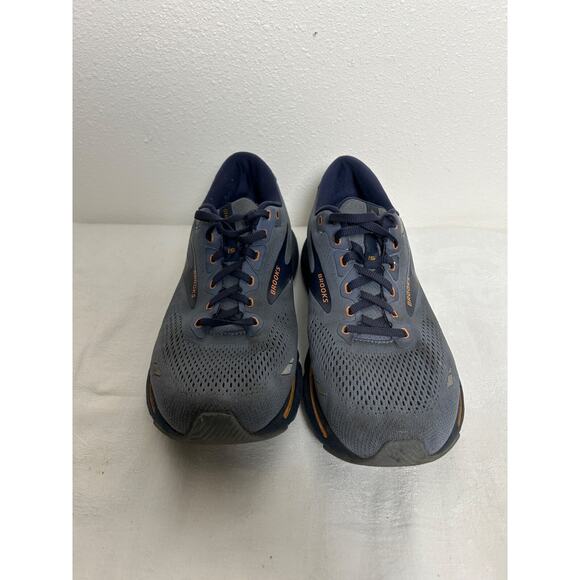Brooks Ghost 15 Running Athletic Shoe Flintstone/ Peacoat/Oak Men's 10.5 VGUC - Picture 1 of 8